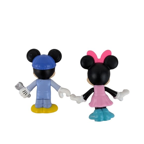 Disney Mickey Mouse Clubhouse Action Figure Toy Donald Goofy Minnie Cake Toppers - Picture 5 of 6